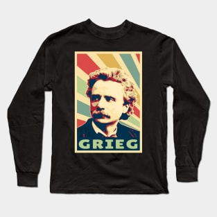 Edvard Grieg Vintage Colors Long Sleeve T-Shirt